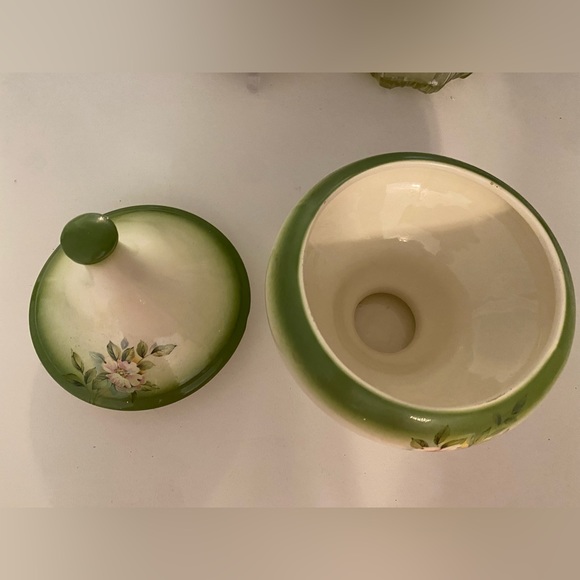 Antique Compote hand painted - Picture 4 of 5